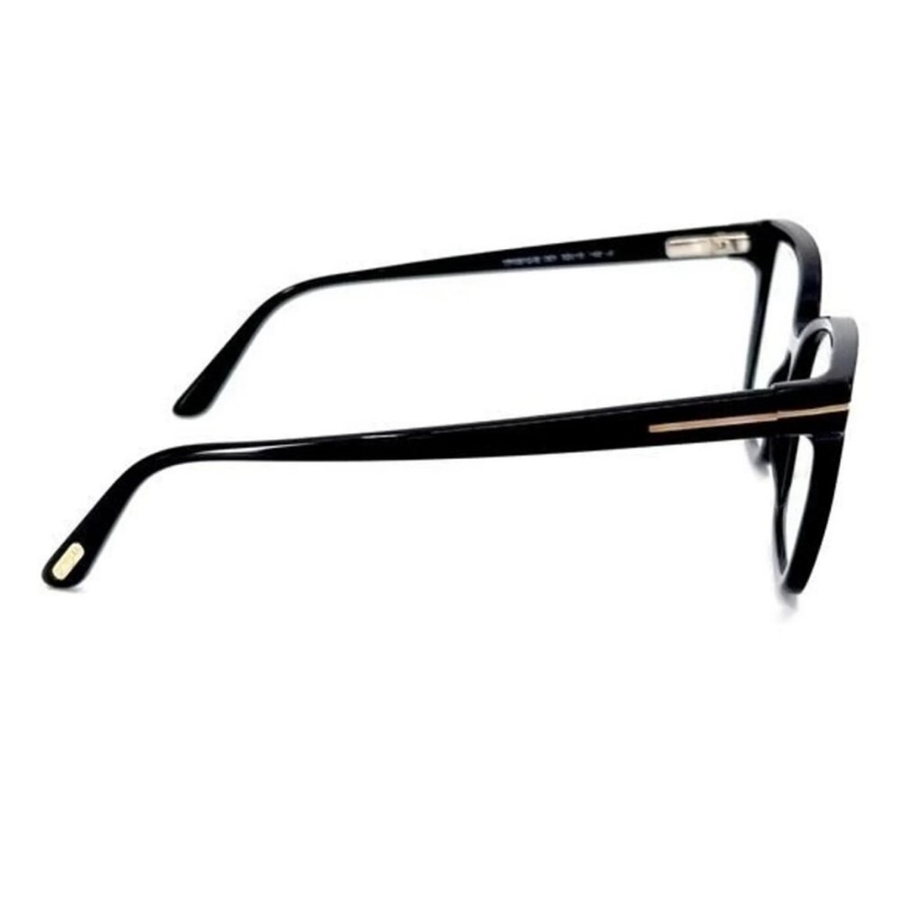 Tom Ford Eyeglasses Frames TF5812-B 001 Shiny Black Cat Eye Full Rim 53-15-140 - Picture 5 of 7